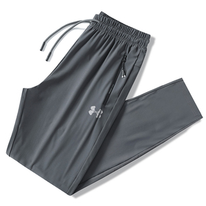 ua安德玛跑步速干裤男夏季冰丝宽松梭织运动裤高端透气大码休闲裤