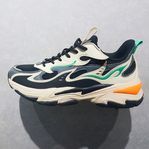 标速运动鞋春季青年系带超轻跑步鞋新时尚潮流休闲鞋老爹鞋男夏季