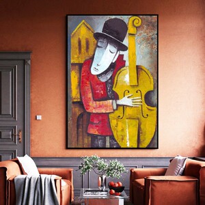 抽象艺术人物装饰画怀旧复古休闲酒吧背景墙画壁画客厅挂画工业风