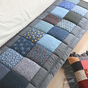 annamong 纯手工定制 韩国纯棉拼布沙发垫飘窗垫 可定做