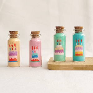 原创幸运流沙许愿瓶心愿沙画瓶彩色沙子玻璃瓶创意生日圣诞女礼物