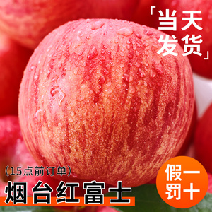 烟台红富士苹果10应当季斤新鲜水果整箱山东栖霞脆甜冰糖心丑平果