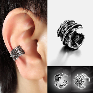 抖音耳夹无耳洞男