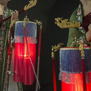 古代绛纱灯 全套传统汉婚礼走秀仪仗道具活动复原明制汉服降纱杆