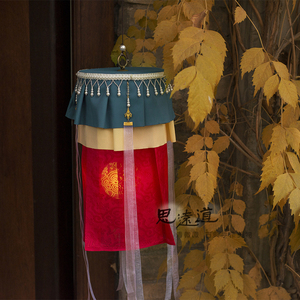 玲珑 | 迷你小绛纱灯 四合云纹明制宋制儿童汉服传统配饰灯笼