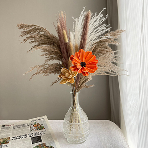 北欧ins干花花束 天然风干真花客厅摆设桌面摆件家居芦苇插花民宿