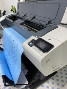 惠普t790(二手租赁)大幅面绘图仪工程蓝图机gis地形图工程图纸