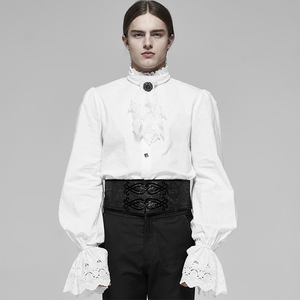 魔叹╋ punk rave哥特gothic复古宫廷洛可可男士束腰腰封 ws340