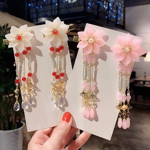 汉服儿童发饰发卡头饰夹子古风古代公主女童中国风古装发夹饰品女