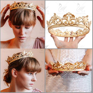 王子皇冠头饰男士