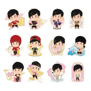 popmart泡泡玛特 周同学周游记系列徽章盲盒周杰伦周边摆件确认款