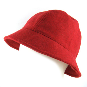 外贸出口 欧美秋冬季女帽 素色盆帽 复古优雅英伦小檐帽 渔夫帽子