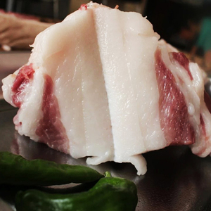 大别山农家散养土猪纯肥肉黑猪肥条肉土猪肉肥猪肉4斤装