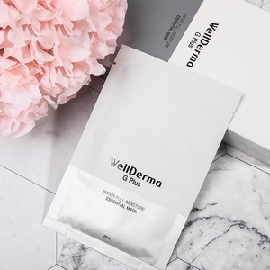 韩国wellderma梦蜗海洋水库精华面膜女玻尿酸补水提亮肤色*5/盒
