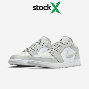 air jordan 1 low aj1 white camo 灰白迷彩低帮篮球鞋dc9036-100