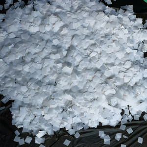 白色小方片 雪花片 阻燃彩色碎纸片 彩虹机碎纸 节目演出道具