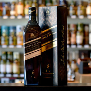 代购johnnie walker英国尊尼获加12年黑牌 双黑醇黑威士忌1l洋酒