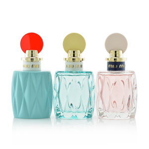 正品miu miu缪缪同名粉色玫瑰蓝色之水女士淡香水30 50 100ml简装