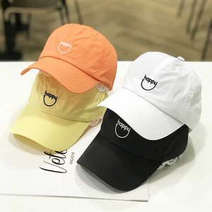 儿童速干帽夏季透气宝宝棒球帽薄款遮阳女童太阳帽防晒男童鸭舌帽