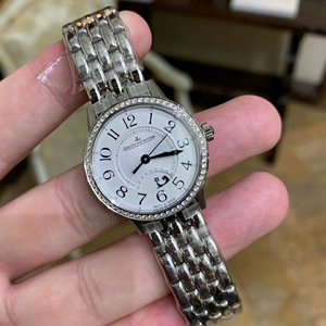 jaeger lecoultre 积家女表 约会系列29mm 月相白盘真钻 q3468130