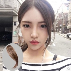 假刘海中分斜刘海