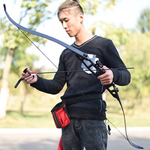 专业反曲弓美猎弓弓箭套装竞技反曲弓射箭器材层压传统弓弓箭射击