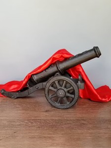 镇宅炮摆件铸铁大号大铁炮模型居家复古创意红衣大炮大门口景区炮