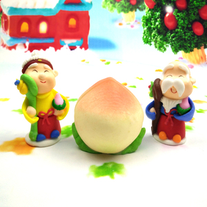 糖人 蛋糕装饰翻糖公仔 生日蛋糕装饰品 祝寿蛋糕 寿星公 寿星婆