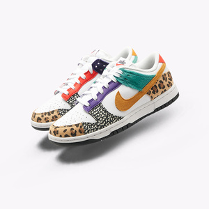 nike/耐克dunk low动物园彩色拼接低帮休闲男女板鞋dn3866-100