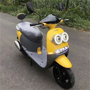 全新本田款小黄人100cc踏板车摩托车国四电喷燃油机车整车代步车