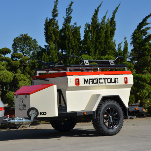 露营越野小拖车 拖挂式户外露营车自驾游越野旅游野营小拖车 房车