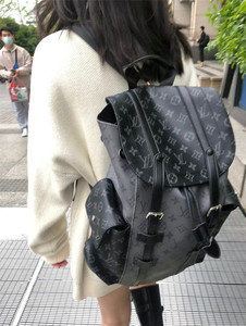 【现货】lv/路易威登 christopher老花小号双肩背包书包m45419