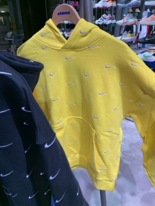 东京胖胖日本代购 nike满标logo2019秋冬新款套头卫衣 atmos限定
