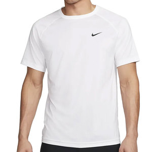 NIKE耐克男子运动短袖白色半袖上衣针织衫速干透气T恤DV9816-100