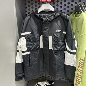 李宁风衣2023春季新款男子反伍badfive篮球系列连帽外套afdt055
