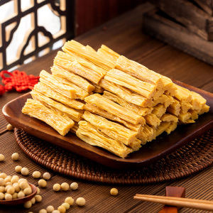 许昌腐竹干货纯正手工河南特产凉拌火锅食材黄豆干鲜豆皮500g袋装
