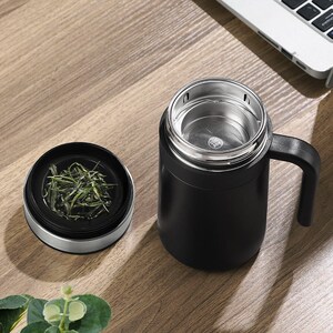 光一保温杯304不锈钢水杯男女杯子家用泡茶杯男士保温水杯范高冷314