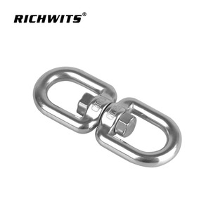 RICHWITS  不锈钢圈圈转环 万向旋转环 8字环  钢丝绳链条配件