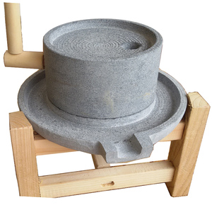 小石磨家用磨复古迷你手推磨老石磨米辣椒豆腐专用幼儿园教学悠闲