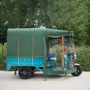 电动车棚子防风防雨三轮电动车车棚雨棚新款冬天全闭封透明老年
