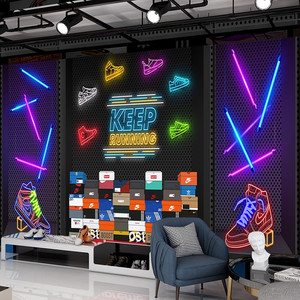 定制nba球星乔丹库里詹姆斯篮球墙纸体育馆海报背景墙布41人付款35