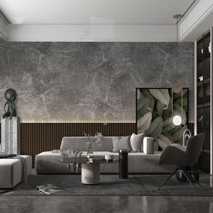 轻奢北欧风大理石纹壁纸3d立体客厅沙发背景墙布高级感直播间墙纸