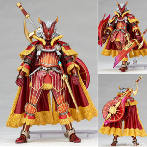 海洋堂 vulcanlog 022 山口超可动 怪物猎人 炎王龙 男剑士 盾斧