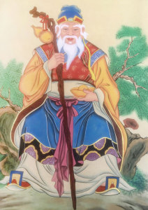 新款5d魔方钻石画十字绣土地爷画像富德正神神像人物客厅竖版满钻