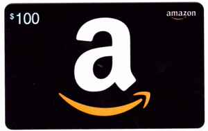 美国亚马逊 实体礼品卡amazon gift card 100美元 礼品券 充值卡