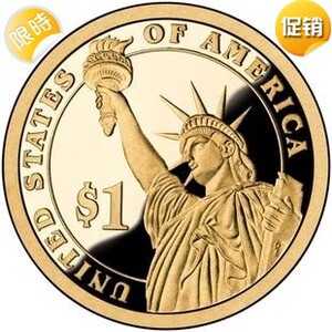 特价 美国1美元美金纪念币自由女神总统币 美洲外国硬币钱币外币