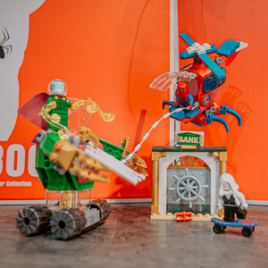 蜘蛛侠超级英雄系列神秘客的威胁76149拼积木新纪元玩具兼容乐高