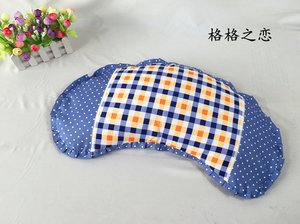 韩式田园月牙型纯棉小米壳荞麦皮成人儿童学生单个枕头枕套包邮