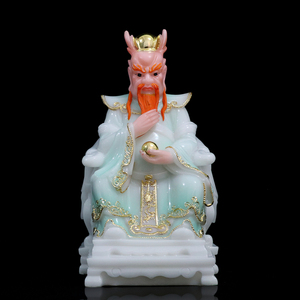 龙王爷神像四海龙王神像汉白玉12寸东海龙王西海龙王家用供奉摆件