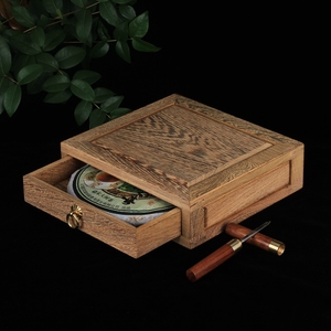 普洱茶饼盒子实木